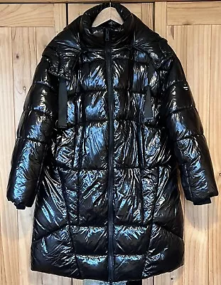Buy Jayloucy Long Hooded Puffer Jacket Size M • 50£