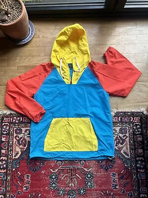 Buy Quiet Life Men’s Anorak Pull Over Size L Muti Colour Fun Jacket  • 20£
