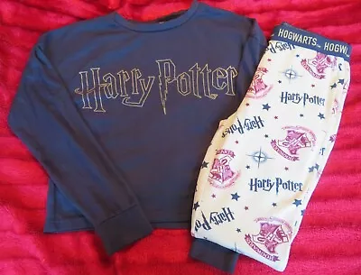 Buy Ladies Harry Potter Hogwarts Pyjamas Women's Close Knit Legging PJs • 20£