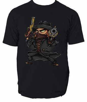 Buy Vampire Hunter Mens T Shirt Cartoon Character Funny Horror Movie S-3XL  • 14.99£