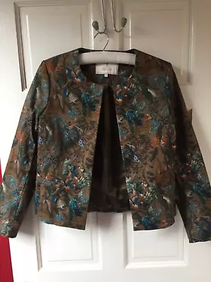 Buy House Of Bruar Collarless Jacket Size 8 Excellent Condition  • 45£