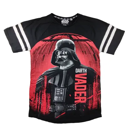 Buy Star Wars Rogue One All Over Print T Shirt Size M Darth Vader Black Graphic • 14.53£