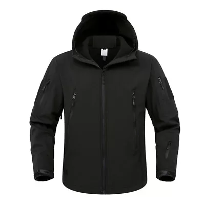 Buy Mens Waterproof Tactical Soft Shell Jacket Coat Army Military Jacket Windbreaker • 18.57£
