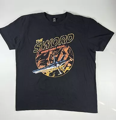 Buy The Sword Band Shirt “Greetings From…” Size XL, Black • 20.79£