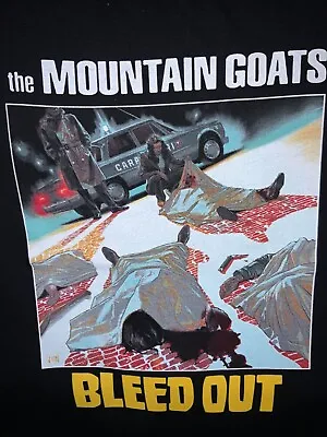 Buy The Mountain Goats Tour New Black T-shirt Size X Large • 12.99£