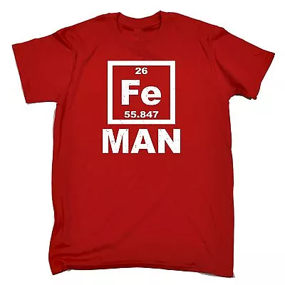 Buy Iron Man Fe Periodic Table Elements T-SHIRT Science Fitness Birthday Funny Gift • 9.85£