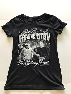 Buy THE BRIDE OF FRANKENSTEIN We Belong Dead Girl Women’s Juniors Shirt Small • 12.34£