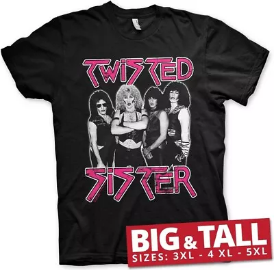 Buy Twisted Sister Big & Tall T-Shirt Black • 31.05£