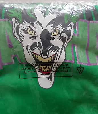 Buy Batman - The Joker Green Heavy Cotton T-Shirt / Medium / New • 9.99£