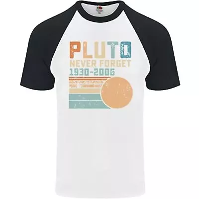 Buy Pluto Never Forget Space Planet Astronomy Mens S/S Baseball T-Shirt • 10.99£