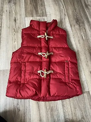 Buy Ralph Lauren Denim & Supply Red Padded Bodywarmer Sleeveless Jacket Women’s S • 7.99£