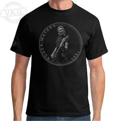 Buy Pink Floyd Bassist Roger Waters Cool Coin T Shirt By V.K.G. • 16.50£