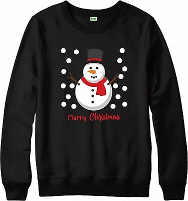 Buy MERRY CHRISTMAS Sweatshirt Festive Celebration Holiday Gift Xmas Snowman Jumper • 47.90£