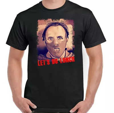 Buy Hannibal Lecter T-Shirt Silence Of The Lambs Let's Do Lunch Mens Funny Halloween • 9.94£