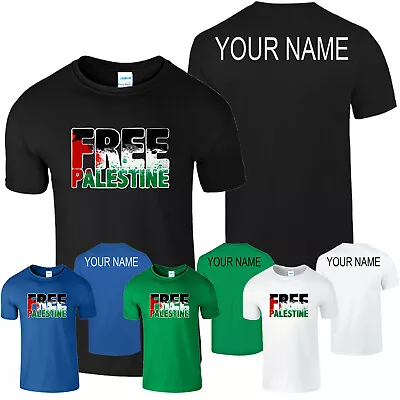 Buy Personalised Free Palestine Fist T-Shirt Gaza Freedom End Israeli Occupation Tee • 10.99£