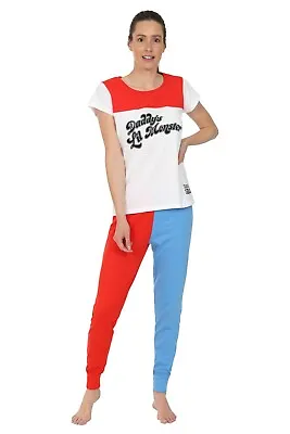 Buy Womens Harley Quinn Daddy's Lil Monster The Suicide Squad Long Ladies Pyjamas • 13.99£