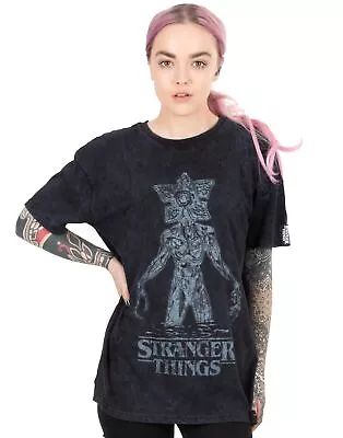 Buy Stranger Things Grey Short Sleeved T-Shirt (Womens) • 19.99£