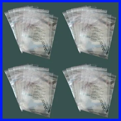 Buy T-shirt Garment Bags Clothing Cover Clear Polythene Protection Mailing Bags 150g • 7.72£