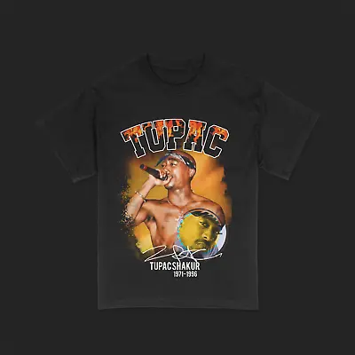 Buy Tupac T-Shirt Mens Hip Hop 80s 90s Shakur 2 Pac Unisex Top Classic Film Poster • 12£