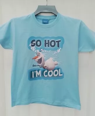 Buy Disney Frozen Olaf Kids T-Shirt Size 7-8 Years • 5.99£