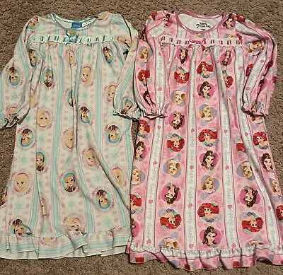 Buy AA. Girls 4 4T Lot - Disney Princess - Nightgown Pajamas PJS • 15.79£