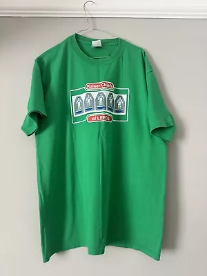 Buy Vintage Kaiser Chiefs Leeds Subbuteo T Shirt Green L • 19.99£