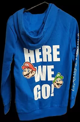 Buy Super Mario Hoody, Brand New With Tags, Age 10-11, Boys, Unisex, Hoodie, Luigi • 15£