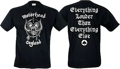 Buy Motorhead England Lemmy Kilmister Rock Metal Licensed Tee T-Shirt Men • 18.27£