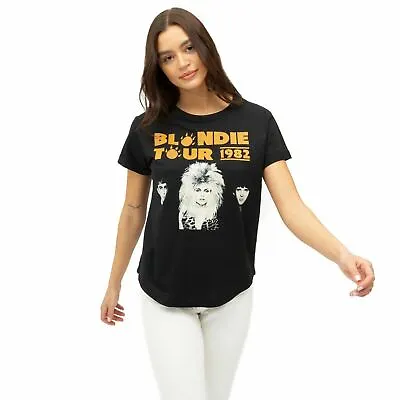 Buy Official Blondie Ladies 80s Fashion T-Shirt Black S - XL • 13.99£