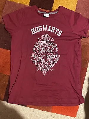 Buy Harry Potter Hogwarts Glitter Logo T-shirt Age 13-14 Years • 0.99£