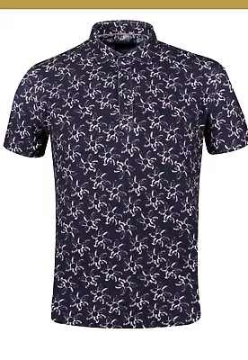 Buy Men's Guide London  Floral Polo Size Medium £39.99 Or Best Offer RRP £60 • 27.99£