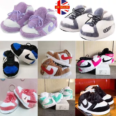 Buy Winter Warm Slippers Indoor Unisex Sneaker Cotton Funny Sneakers Home Slippers  • 10.67£