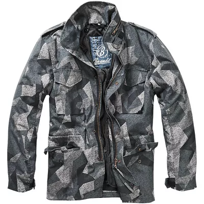 Buy Brandit M65 Standard Jacket Military Mens Coat Tactical Parka Night Camo Digital • 75.95£