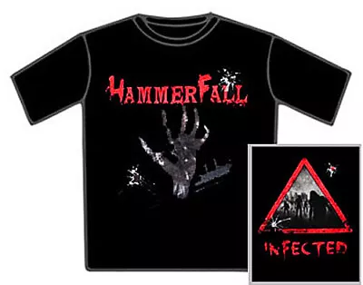 Buy HAMMERFALL Infected - Nuclear Blast Tag - Official Licensed Band T Shirt Rock • 21.99£