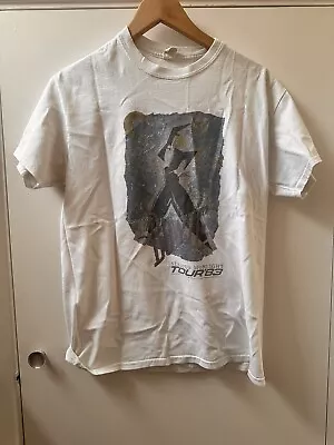 Buy Kids White David Bowie T-shirt (size XS) Does Have Two Small Holes On The Back • 8£
