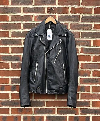 Buy **AWESOME SAUCE** DIESEL Leather Biker Jacket LARGE Moto A311 • 229.99£