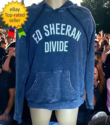 Buy Size Medium Ed Sheeran Tour Hoodie Official Divide World Tour Grey Acid Wash • 23.99£