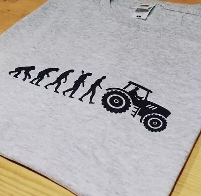 Buy Farming Evolution. Mens X-large Grey T-shirt. Brand New. • 11£