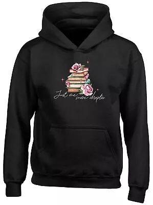 Buy World Book Day Kids Hoodie Just One More Chapter Boys Girls Gift Top • 13.99£