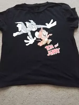 Buy Women Tom And Jerry T Shirt Size Large • 0.99£