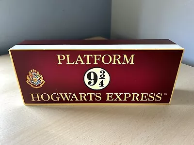 Buy Harry Potter Hogwarts Express Platform 9 3/4 Night Light Official Merch Paladone • 7.95£