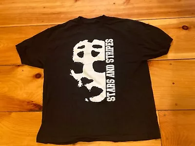Buy Slapshot Stars And Stripes T-shirt Boston On The Rampage Size XL  Hockey Mask • 33.63£