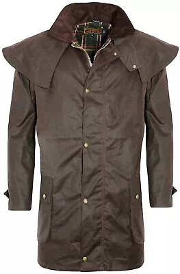 Buy Adults Wax Jacket Capes Equestrian Waterproof UK Made Riding Coat • 33.99£