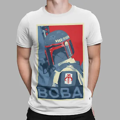 Buy The Mandalorian T-Shirt Silhouette Tatooine Star Wars Boba Fett Tee Retro Gift 2 • 6.99£
