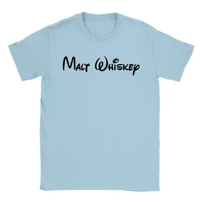 Buy Malt Whiskey Mens T-Shirt Drinking Gift For Dad • 9.49£