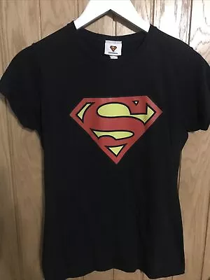 Buy Superman T-shirt Black Uk10 • 4£