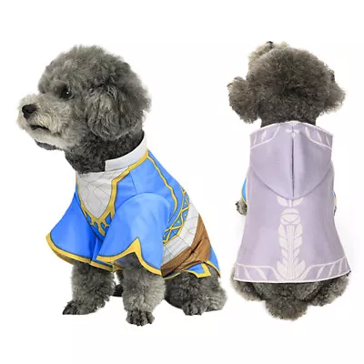 Buy Princess Zelda Pets Costume Cosplay Clothing Suit For Cats Or Dog Gifts • 37.45£