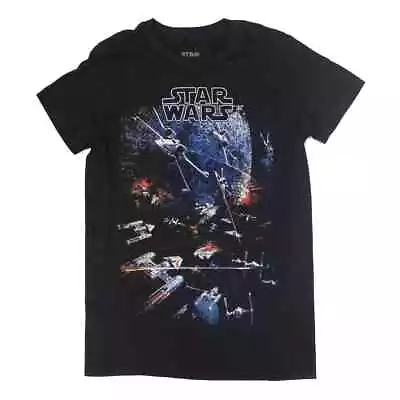 Buy Star Wars Universe Official Black Fitted T-Shirt • 9.95£