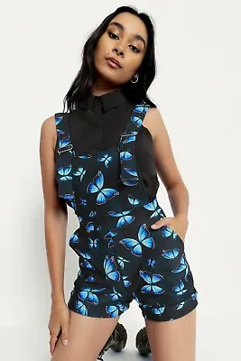 Buy BlackMilk Witcher Butterfly Spell Short Overalls Size S • 96.42£