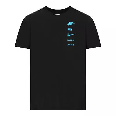 Buy Nike Sportswear Men’s Standard Issue Cotton T-Shirt Black • 17£